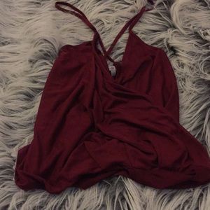 XS Burgundy top